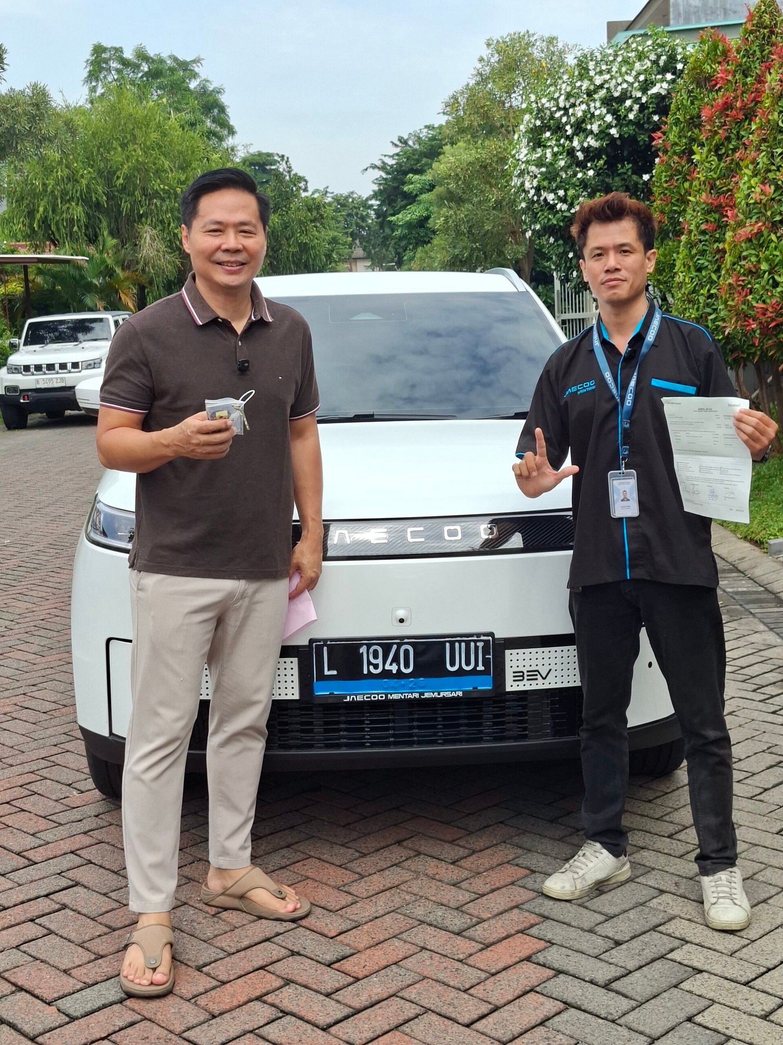 Handover Jaecoo J5 EV