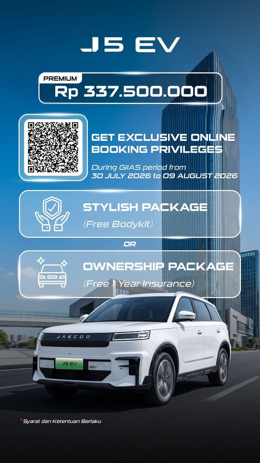 Promo GIIAS 2026 Jaecoo J5 EV